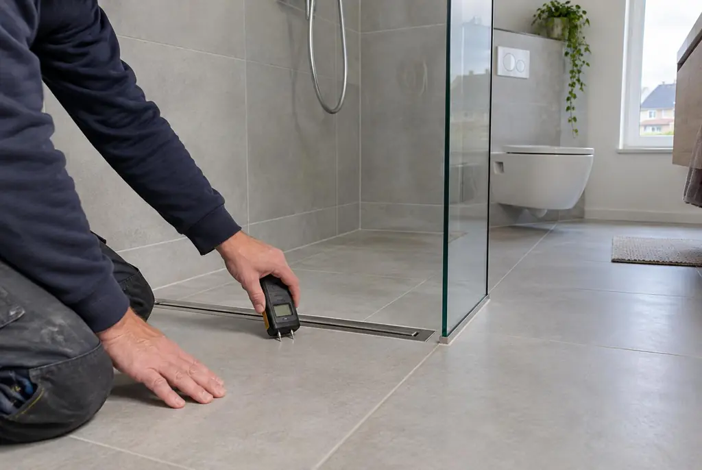 Lekdetectie Voorburg – badkamer in een nieuwbouwwoning